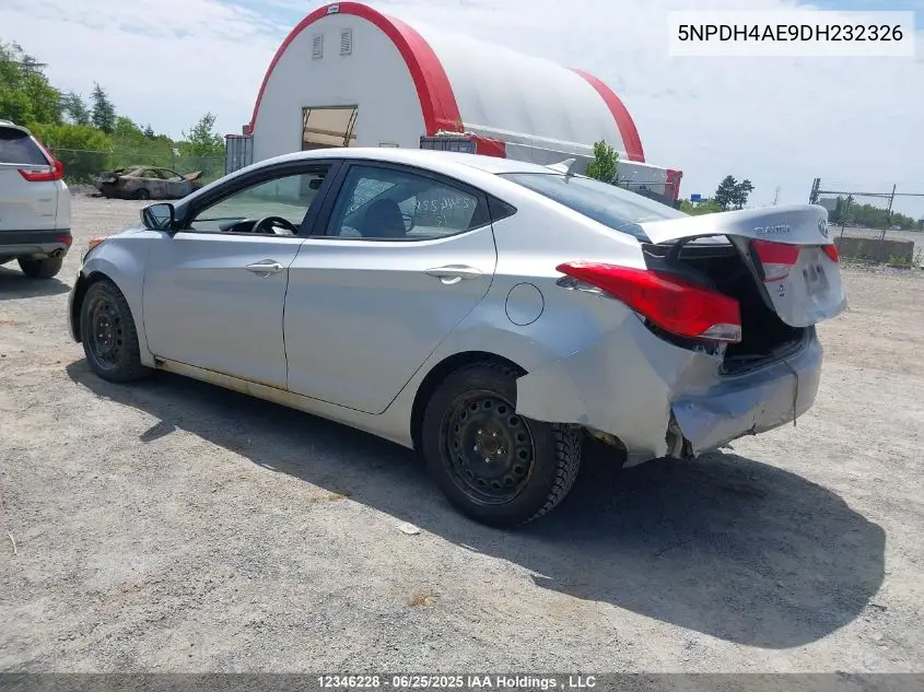 5npdh4ae9dh232326 5NPDH4AE9DH232326 2013 Hyundai Elantra Gl