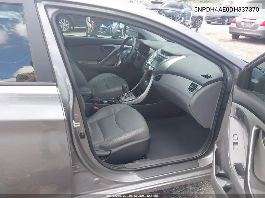 2013 Hyundai Elantra Limited VIN: 5NPDH4AE0DH337370 Lot: 42259720