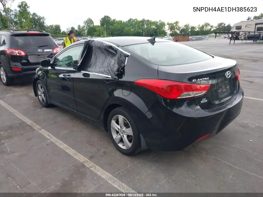 2013 Hyundai Elantra Gls VIN: 5NPDH4AE1DH385623 Lot: 42267626