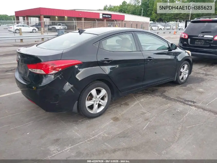 2013 Hyundai Elantra Gls VIN: 5NPDH4AE1DH385623 Lot: 42267626
