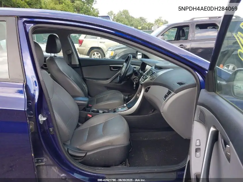 2013 Hyundai Elantra Limited VIN: 5NPDH4AE0DH284069 Lot: 42521796