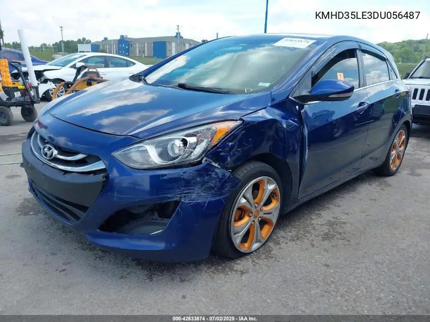 2013 Hyundai Elantra Gt VIN: KMHD35LE3DU056487 Lot: 42633874
