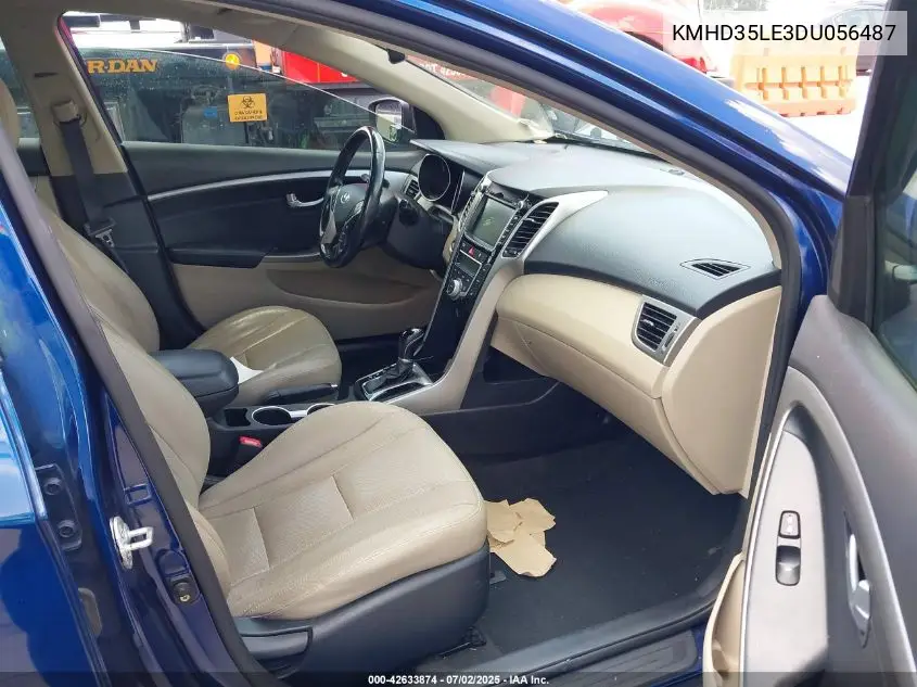 2013 Hyundai Elantra Gt VIN: KMHD35LE3DU056487 Lot: 42633874
