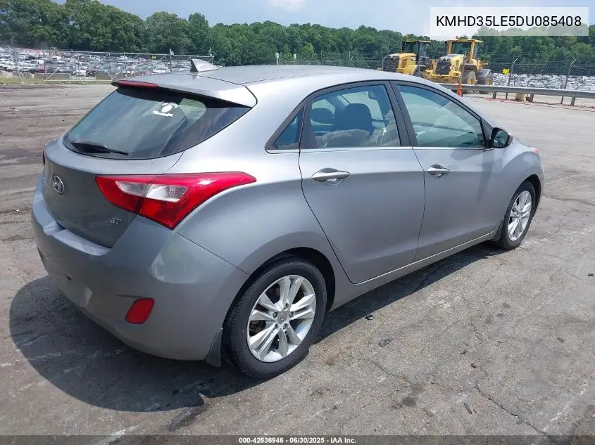 2013 Hyundai Elantra Gt VIN: KMHD35LE5DU085408 Lot: 42636946
