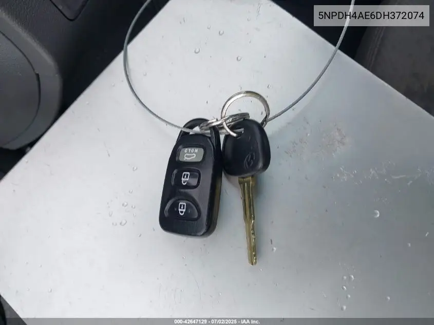 2013 Hyundai Elantra Gls VIN: 5NPDH4AE6DH372074 Lot: 42647129