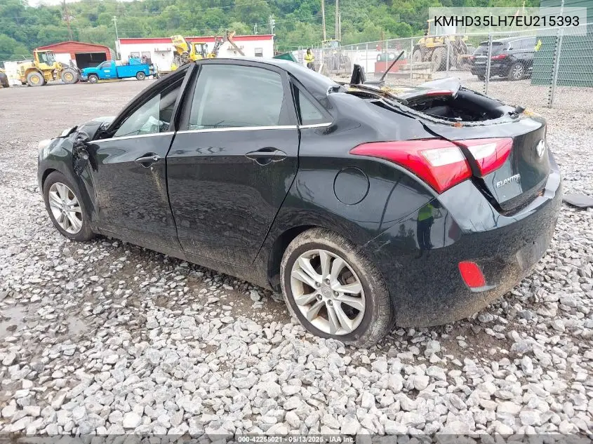 2014 Hyundai Elantra Gt VIN: KMHD35LH7EU215393 Lot: 42255021