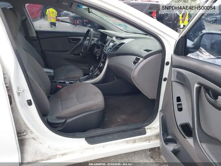 2014 Hyundai Elantra Se VIN: 5NPDH4AE4EH500054 Lot: 42666785