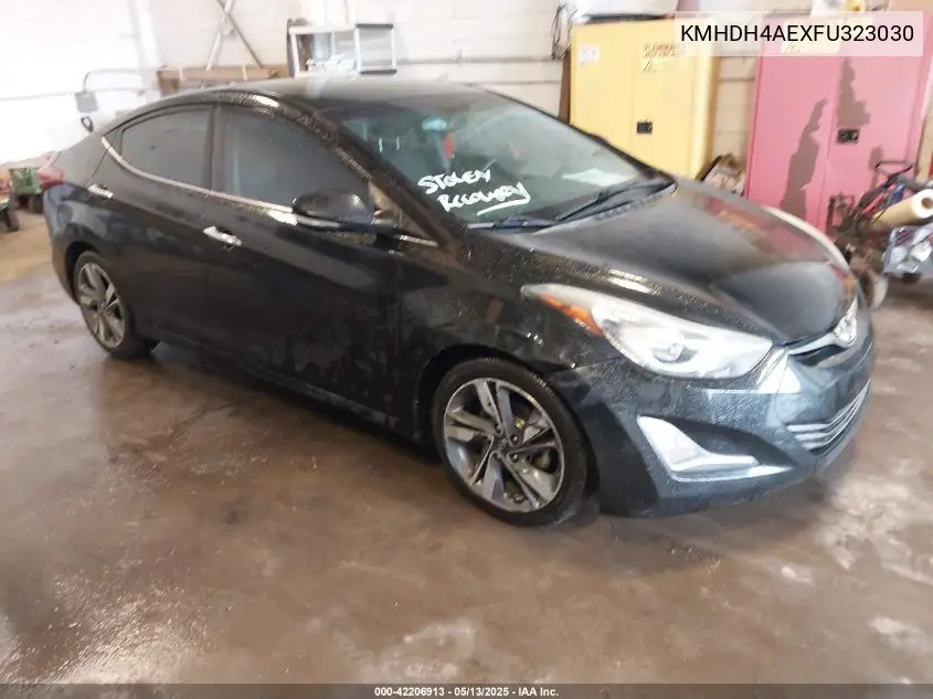 2015 Hyundai Elantra Limited VIN: KMHDH4AEXFU323030 Lot: 42206913