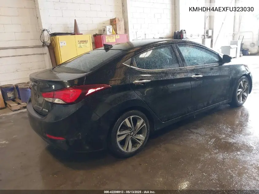 2015 Hyundai Elantra Limited VIN: KMHDH4AEXFU323030 Lot: 42206913