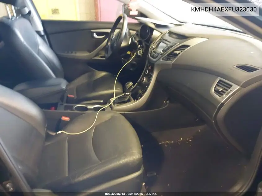 2015 Hyundai Elantra Limited VIN: KMHDH4AEXFU323030 Lot: 42206913