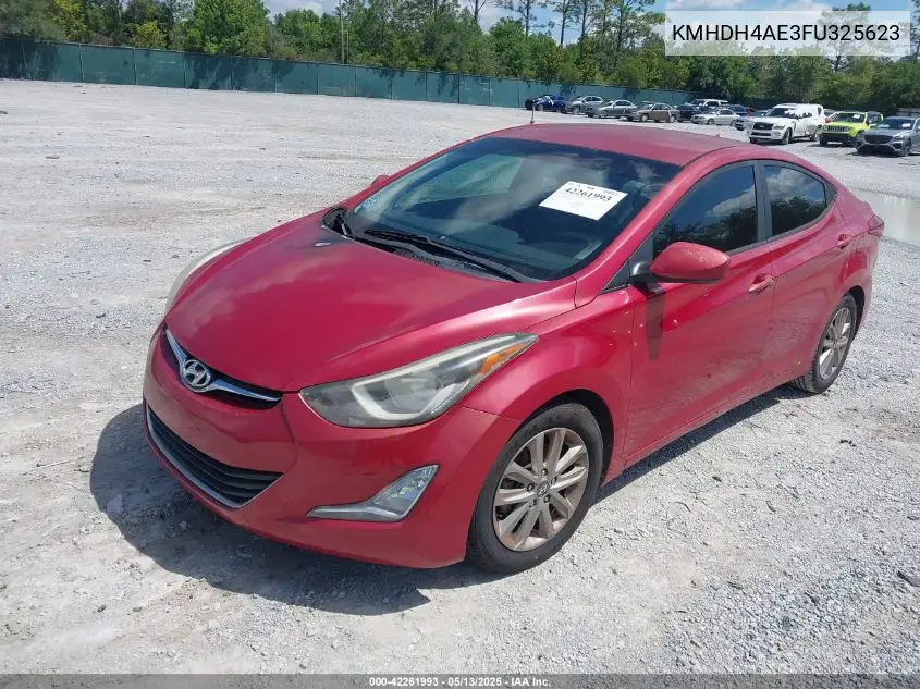 2015 Hyundai Elantra Se VIN: KMHDH4AE3FU325623 Lot: 42261993