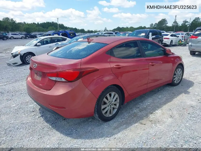 2015 Hyundai Elantra Se VIN: KMHDH4AE3FU325623 Lot: 42261993
