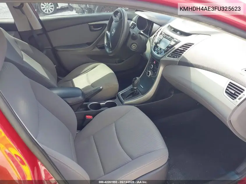 2015 Hyundai Elantra Se VIN: KMHDH4AE3FU325623 Lot: 42261993