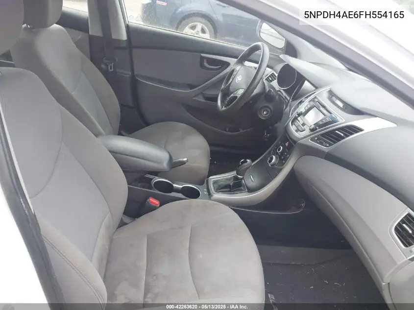 2015 Hyundai Elantra Se VIN: 5NPDH4AE6FH554165 Lot: 42263620