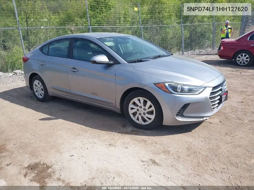 2017 Hyundai Elantra Se VIN: 5NPD74LF1HH127620 Lot: 42230802