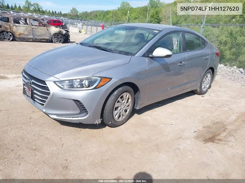 2017 Hyundai Elantra Se VIN: 5NPD74LF1HH127620 Lot: 42230802
