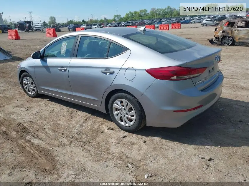 2017 Hyundai Elantra Se VIN: 5NPD74LF1HH127620 Lot: 42230802