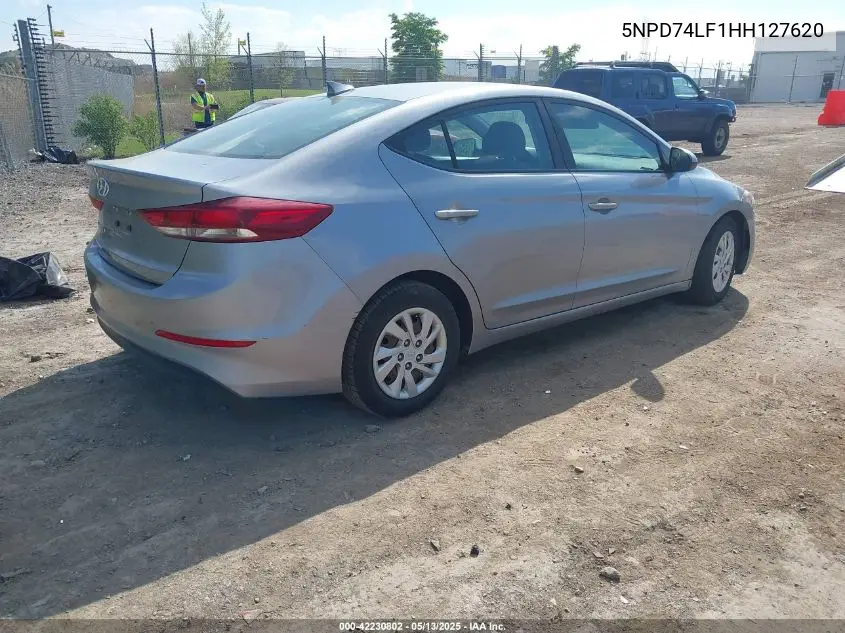 2017 Hyundai Elantra Se VIN: 5NPD74LF1HH127620 Lot: 42230802