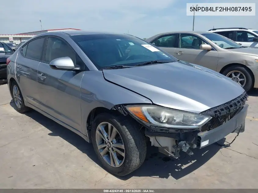 2017 Hyundai Elantra Se VIN: 5NPD84LF2HH087495 Lot: 42243145