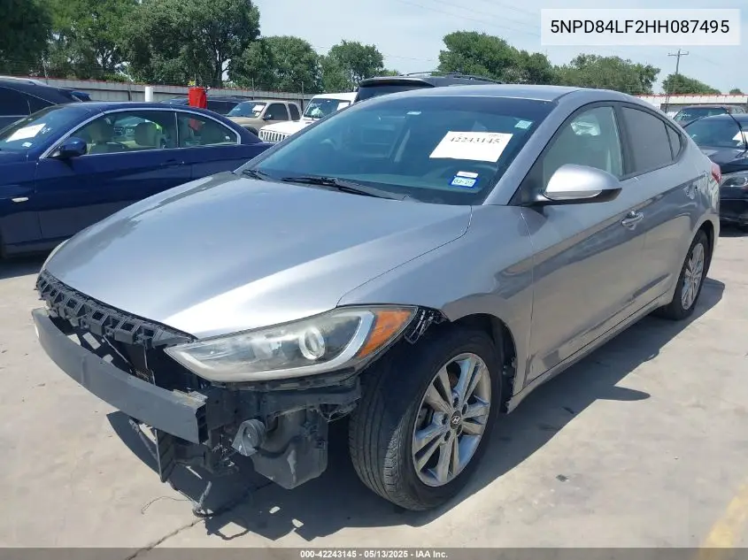 2017 Hyundai Elantra Se VIN: 5NPD84LF2HH087495 Lot: 42243145