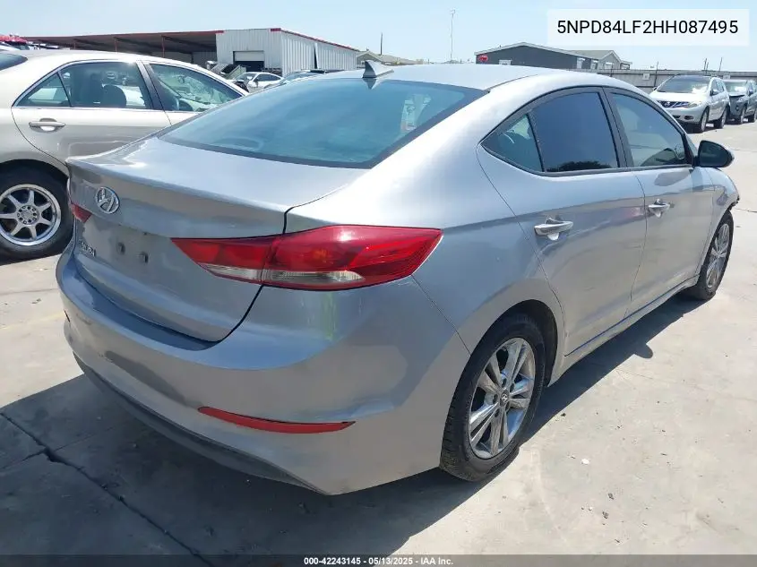 2017 Hyundai Elantra Se VIN: 5NPD84LF2HH087495 Lot: 42243145