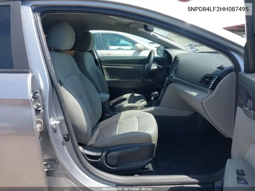2017 Hyundai Elantra Se VIN: 5NPD84LF2HH087495 Lot: 42243145