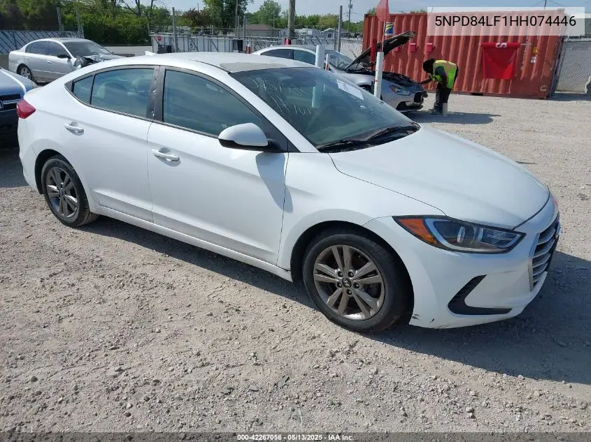 2017 Hyundai Elantra Se VIN: 5NPD84LF1HH074446 Lot: 42267056