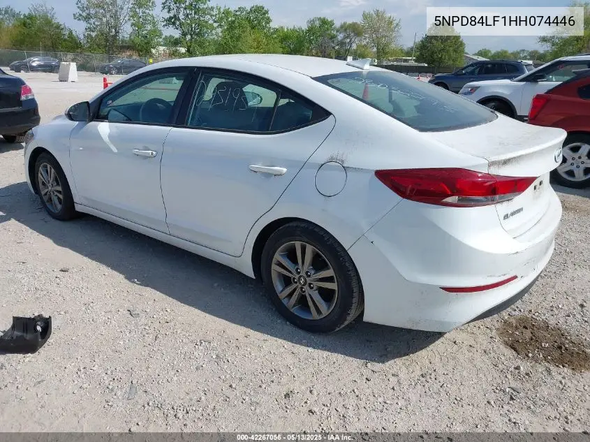 2017 Hyundai Elantra Se VIN: 5NPD84LF1HH074446 Lot: 42267056