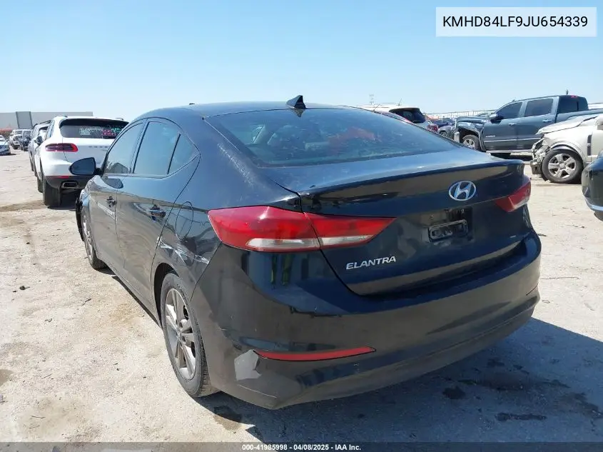 2018 Hyundai Elantra Value Edition VIN: KMHD84LF9JU654339 Lot: 41985998