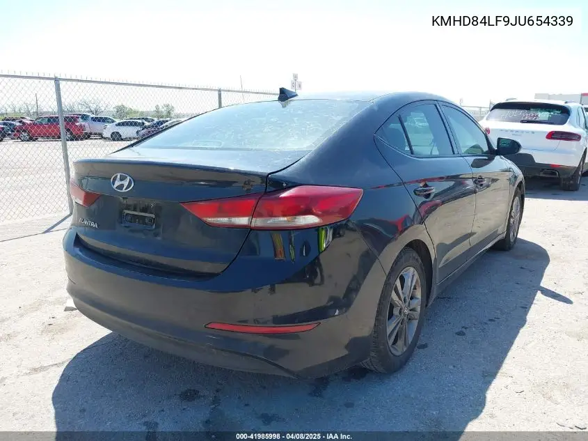 2018 Hyundai Elantra Value Edition VIN: KMHD84LF9JU654339 Lot: 41985998