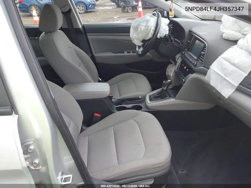 2018 Hyundai Elantra Value Edition VIN: 5NPD84LF4JH357347 Lot: 42214322