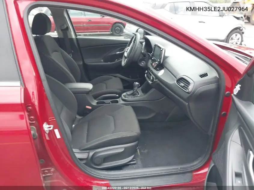 2018 Hyundai Elantra Gt VIN: KMHH35LE2JU027964 Lot: 42228195