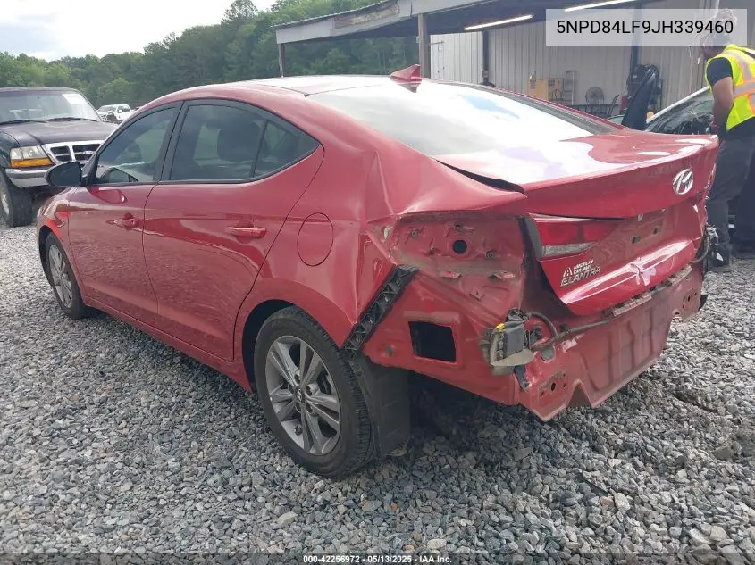 2018 Hyundai Elantra Sel VIN: 5NPD84LF9JH339460 Lot: 42256972