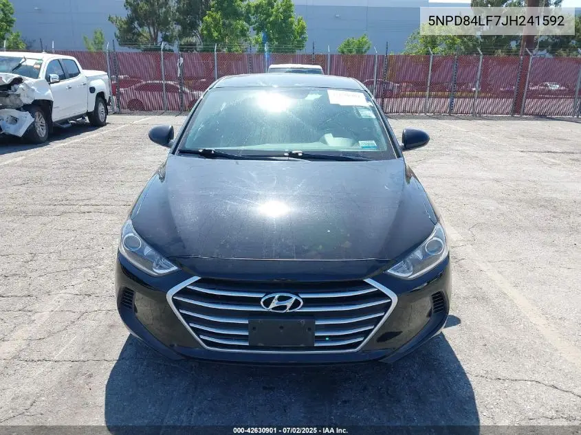 2018 Hyundai Elantra Sel VIN: 5NPD84LF7JH241592 Lot: 42630901