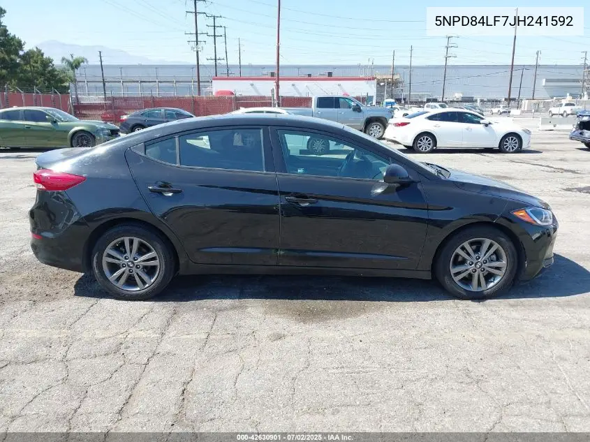 2018 Hyundai Elantra Sel VIN: 5NPD84LF7JH241592 Lot: 42630901