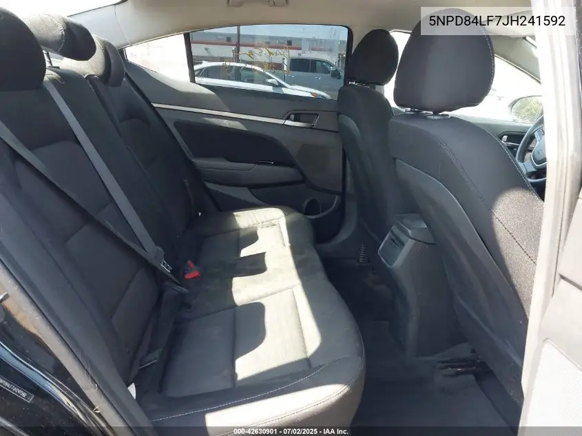 2018 Hyundai Elantra Sel VIN: 5NPD84LF7JH241592 Lot: 42630901
