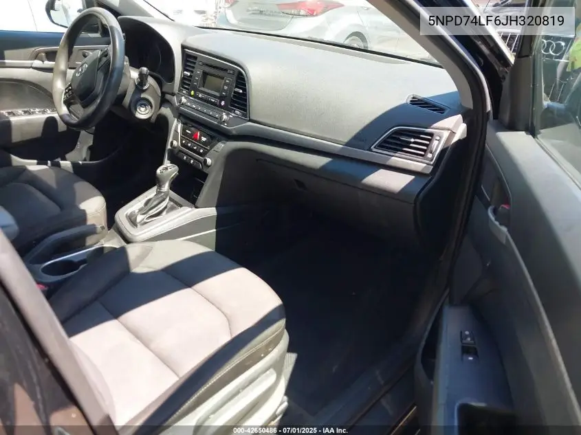 5npd74lf6jh320819 5NPD74LF6JH320819 2018 Hyundai Elantra Se