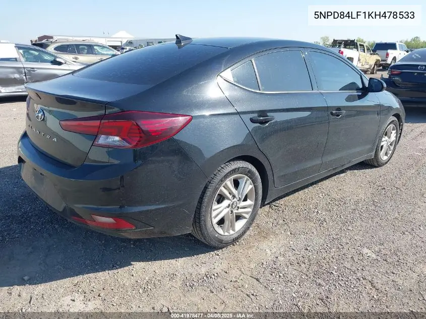 2019 Hyundai Elantra Value Edition VIN: 5NPD84LF1KH478533 Lot: 41978477