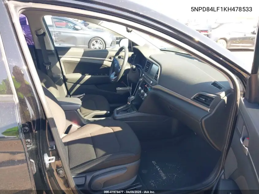 2019 Hyundai Elantra Value Edition VIN: 5NPD84LF1KH478533 Lot: 41978477