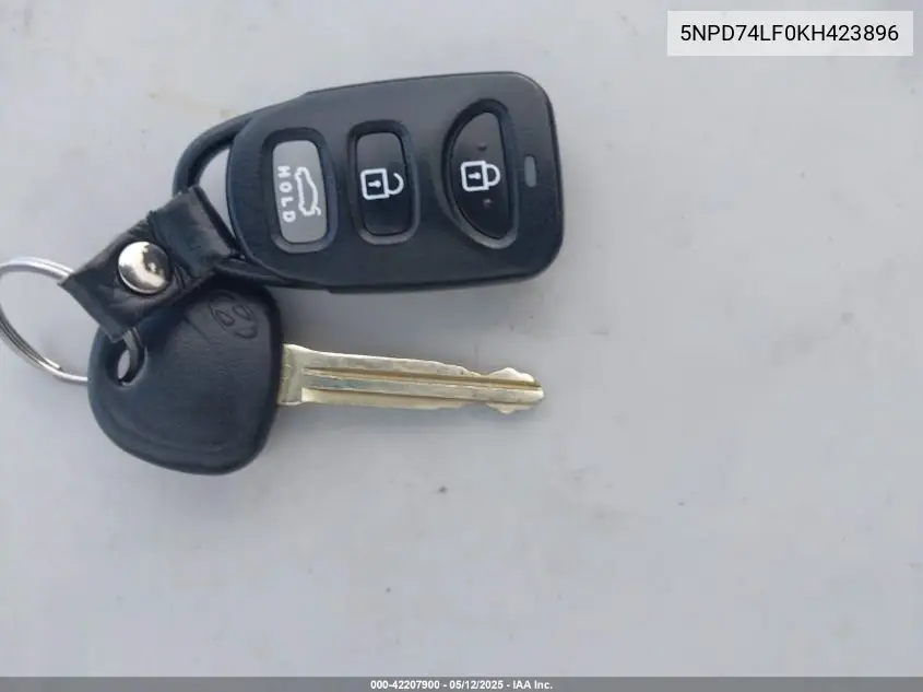 2019 Hyundai Elantra Se VIN: 5NPD74LF0KH423896 Lot: 42207900