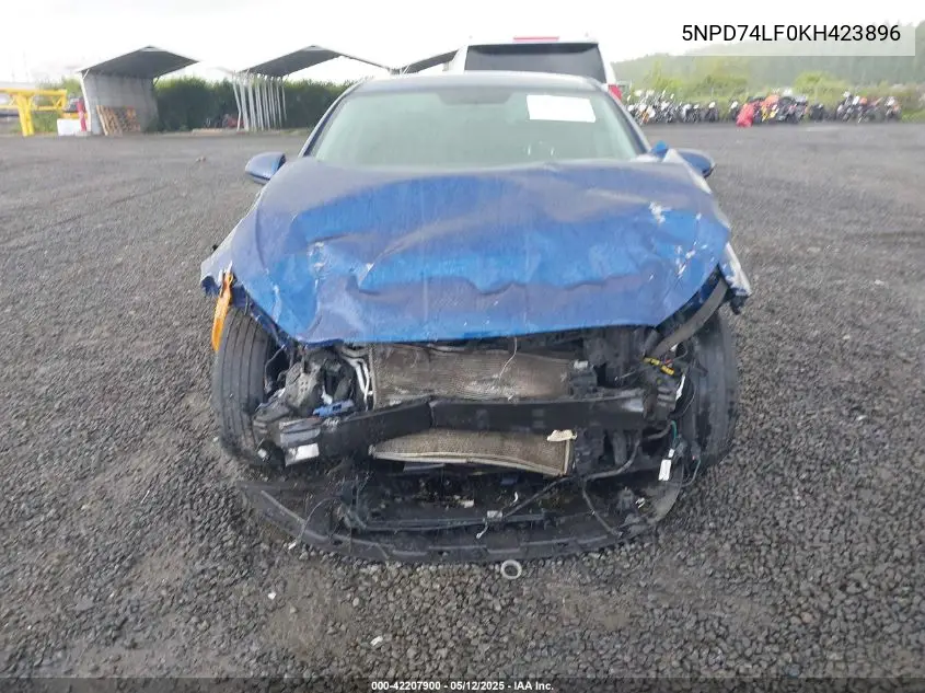 2019 Hyundai Elantra Se VIN: 5NPD74LF0KH423896 Lot: 42207900
