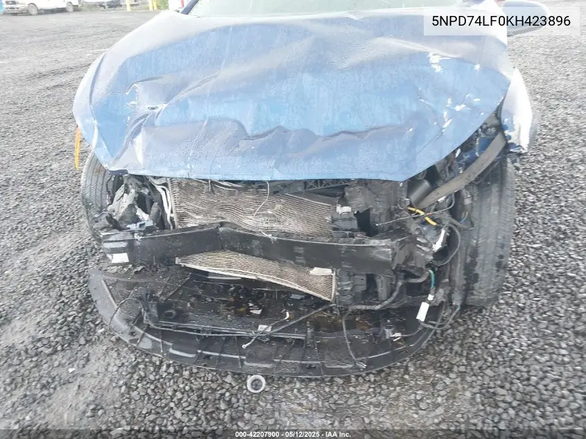 2019 Hyundai Elantra Se VIN: 5NPD74LF0KH423896 Lot: 42207900