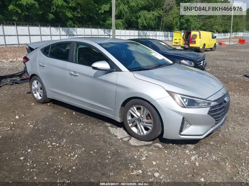 2019 Hyundai Elantra Sel VIN: 5NPD84LF8KH466976 Lot: 42236317