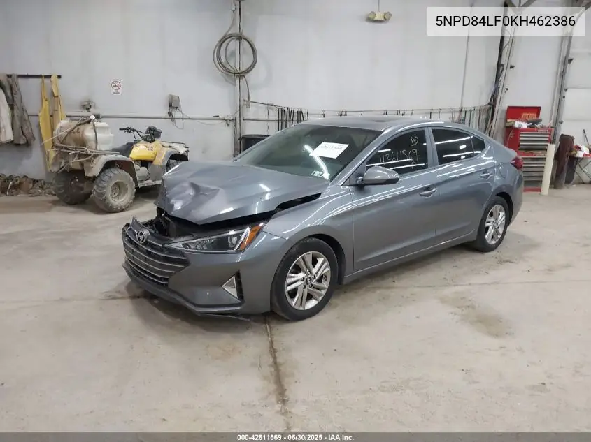 2019 Hyundai Elantra Value Edition VIN: 5NPD84LF0KH462386 Lot: 42611569