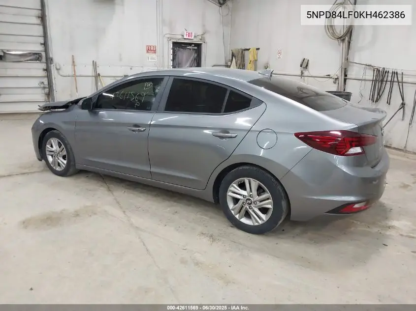 2019 Hyundai Elantra Value Edition VIN: 5NPD84LF0KH462386 Lot: 42611569
