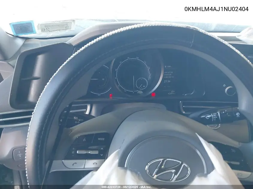 2022 Hyundai Elantra Blue VIN: 0KMHLM4AJ1NU02404 Lot: 42233728