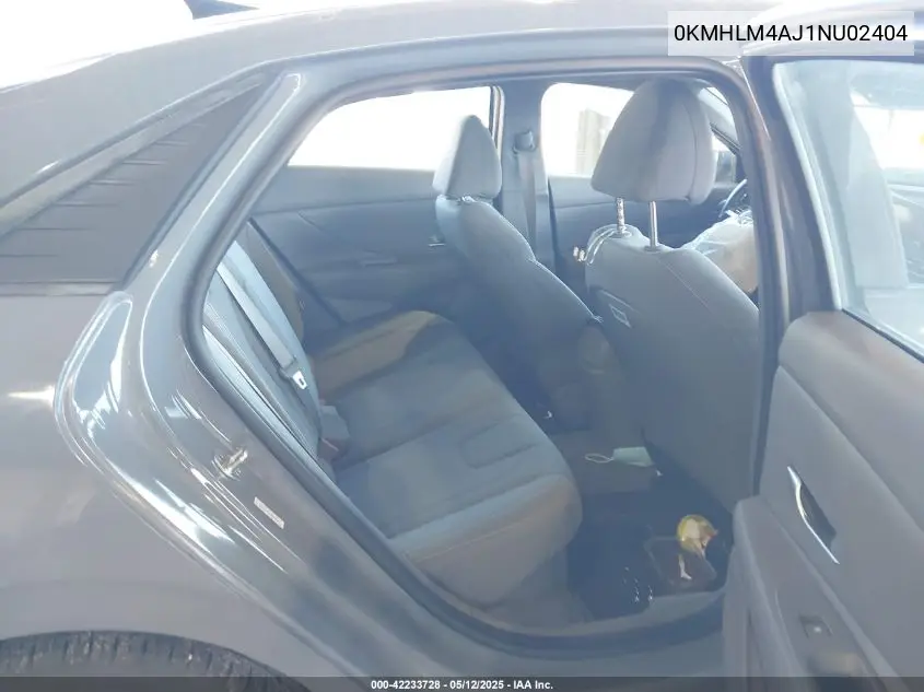 2022 Hyundai Elantra Blue VIN: 0KMHLM4AJ1NU02404 Lot: 42233728