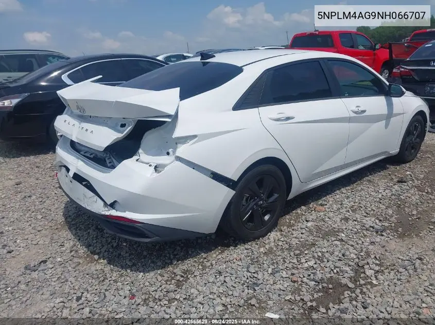 2022 Hyundai Elantra Sel VIN: 5NPLM4AG9NH066707 Lot: 42565629