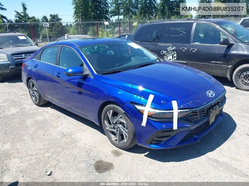2024 Hyundai Elantra Limited VIN: KMHLP4DG8RU835207 Lot: 42639683