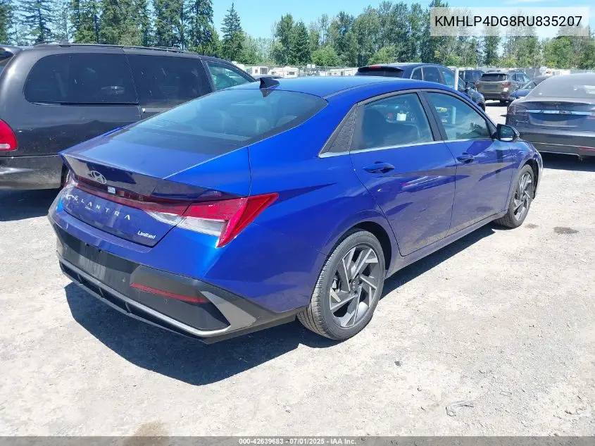 2024 Hyundai Elantra Limited VIN: KMHLP4DG8RU835207 Lot: 42639683